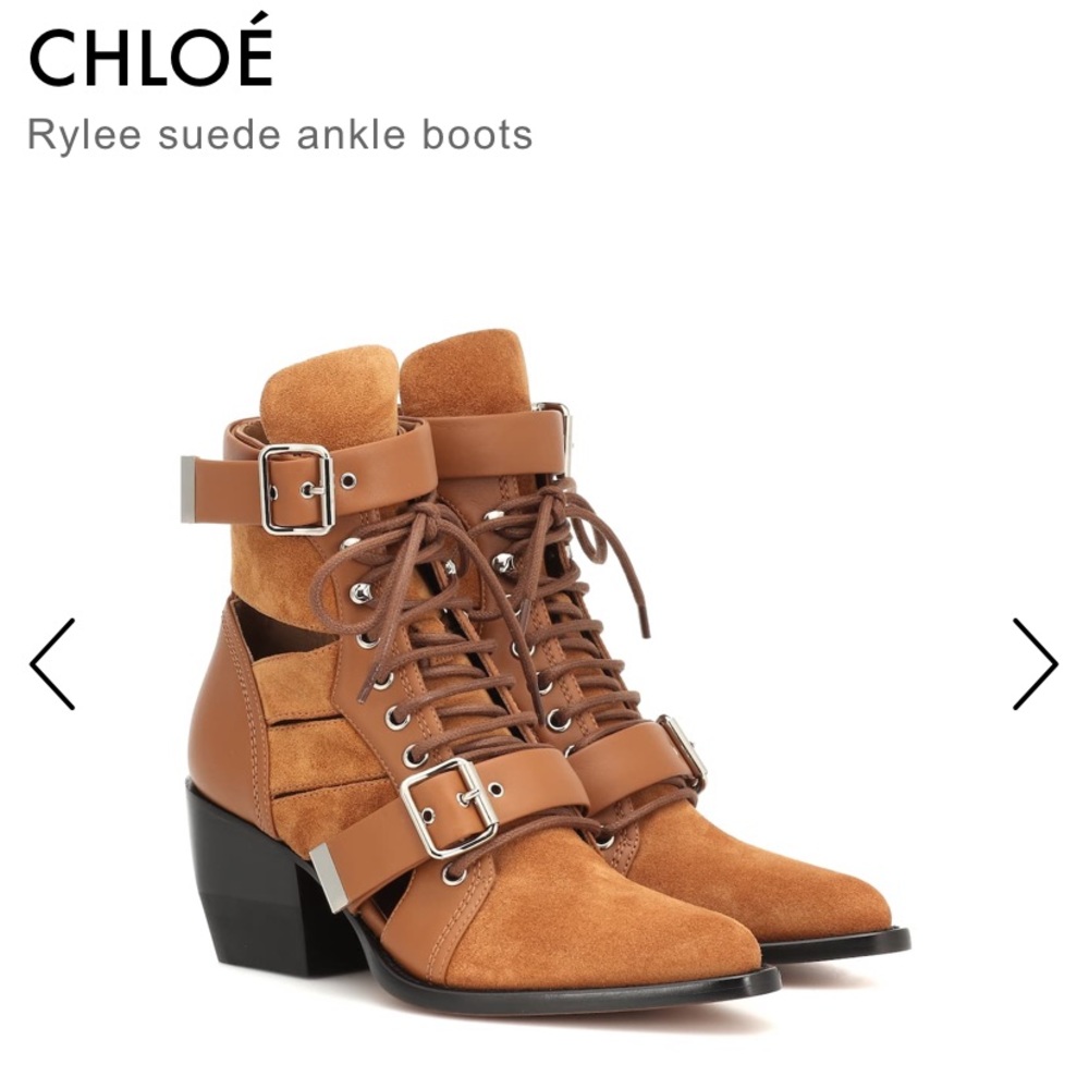 Chloe Rylee Suede Ankle boots